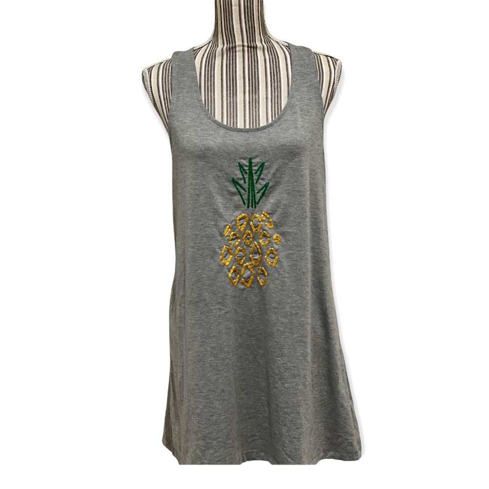 Size M Pineapple Cover Up/PJ Top.New WO Tags